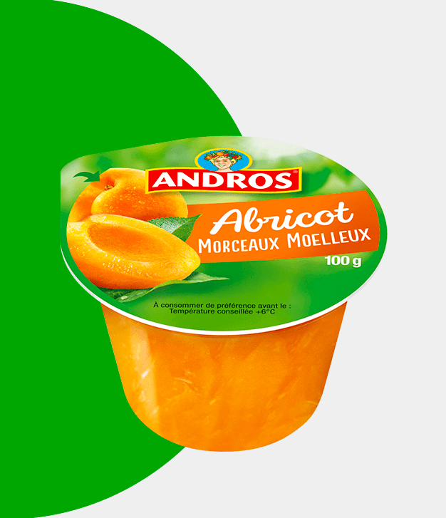 Pot morceau moelleux abricot andros