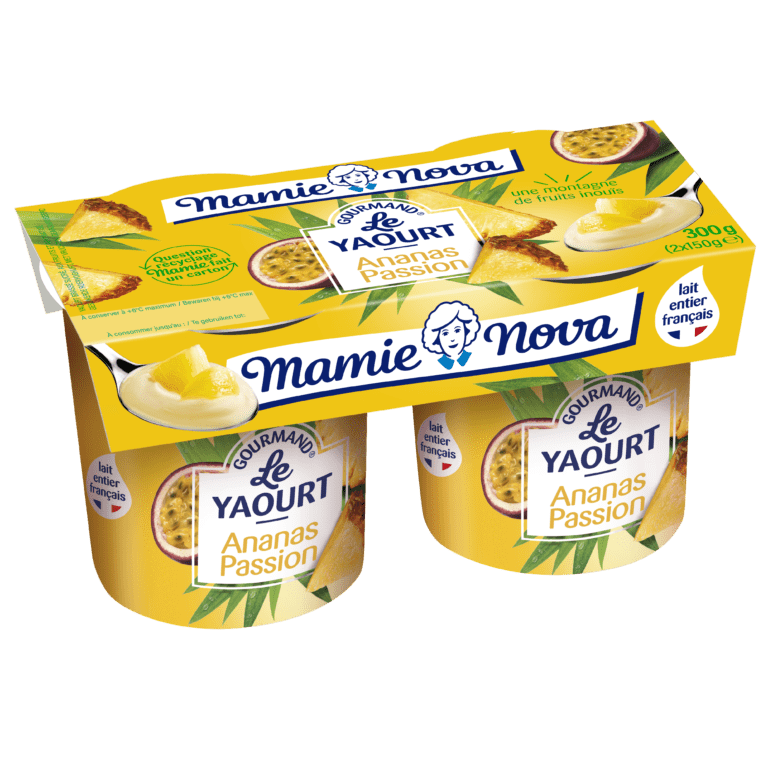 GOURMAND® YAOURT ANANAS / PASSION 2x150g Andros FoodService