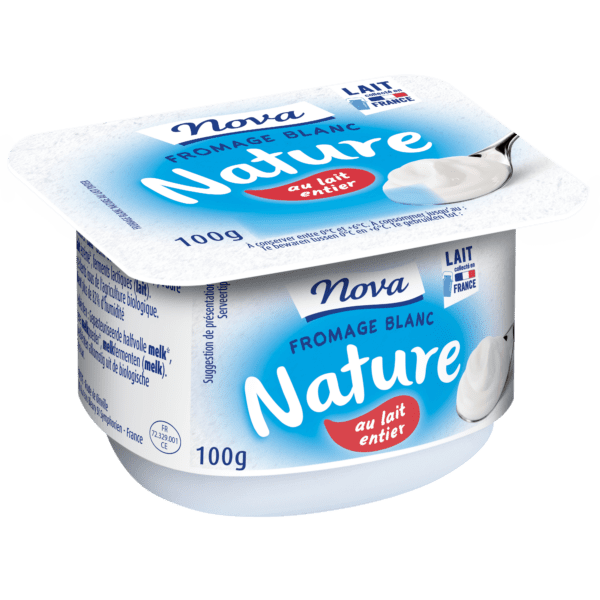 FROMAGE BLANC NATURE AU LAIT ENTIER 100g Andros FoodService