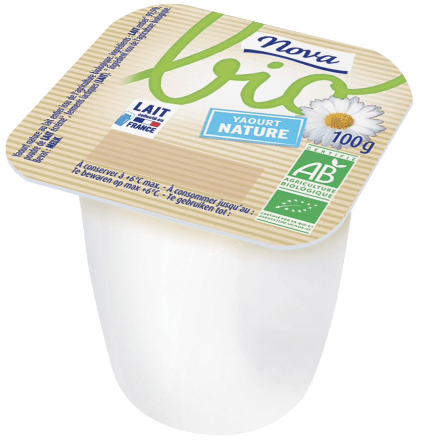 Fromage blanc saveur vanille 2,7% MG 100 g Mamie Nova - Grossiste Fromage  blanc et spécialité laitière - PassionFroid