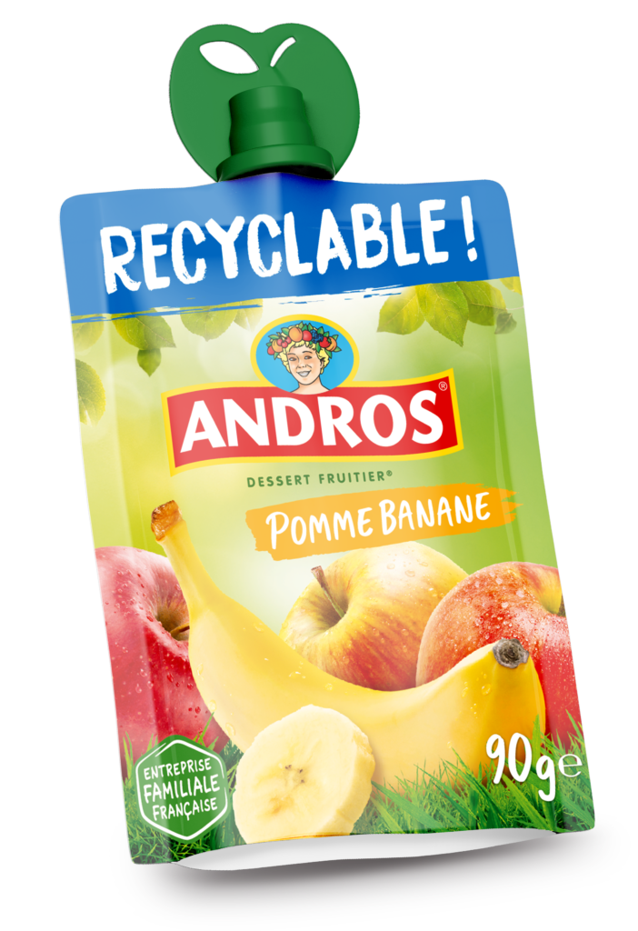 COMPOTE SUCRÉE POMME / BANANE 100g - Andros FoodService