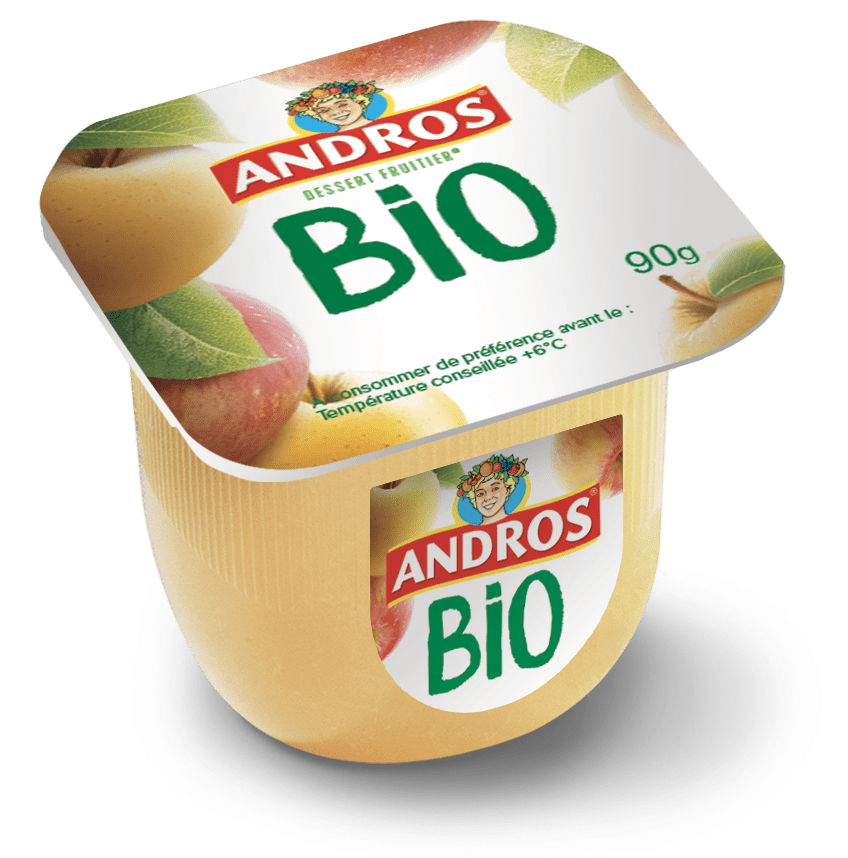 Dessert fruitier Pomme Bio – Andros