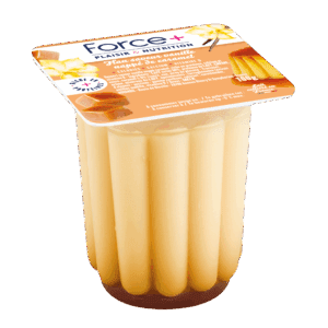 FLAN VANILLE NAPPÉ CARAMEL RICHE EN PROTÉINES 100g