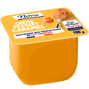 CRÈME DESSERT ONCTUEUSE CARAMEL NOVA AGRI-ETHIQUE FRANCE