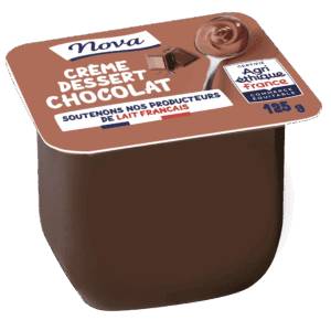 CRÈME DESSERT ONCTUEUSE CHOCOLAT NOVA AGRI-ETHIQUE FRANCE