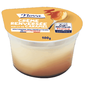 CRÈME RENVERSÉE NAPPÉE CARAMEL 100g