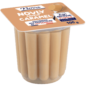 NOVLY LAIT GÉLIFIÉ CARAMEL NOVA AGRI-ETHIQUE FRANCE