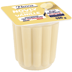 NOVLY LAIT GÉLIFIÉ SAVEUR VANILLE NOVA AGRI-ETHIQUE FRANCE