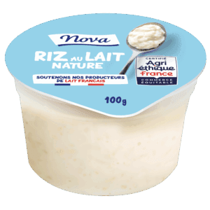 RIZ AU LAIT NATURE NOVA AGRI-ETHIQUE FRANCE