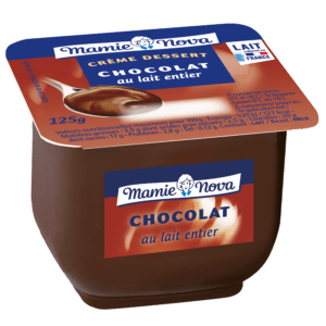 CRÈME DESSERT CHOCOLAT AU LAIT ENTIER 125g