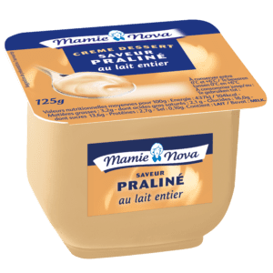 CRÈME DESSERT SAVEUR PRALINÉ AU LAIT ENTIER 125g