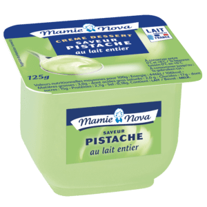 CRÈME DESSERT SAVEUR PISTACHE AU LAIT ENTIER 125g