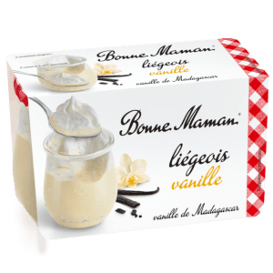 Liégeois à la vanille en pot verre