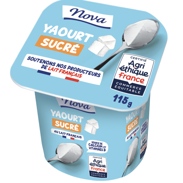 3456992024299 - Yaourt sucré NOVA AGRI-ETHIQUE FRANCE 4x115g